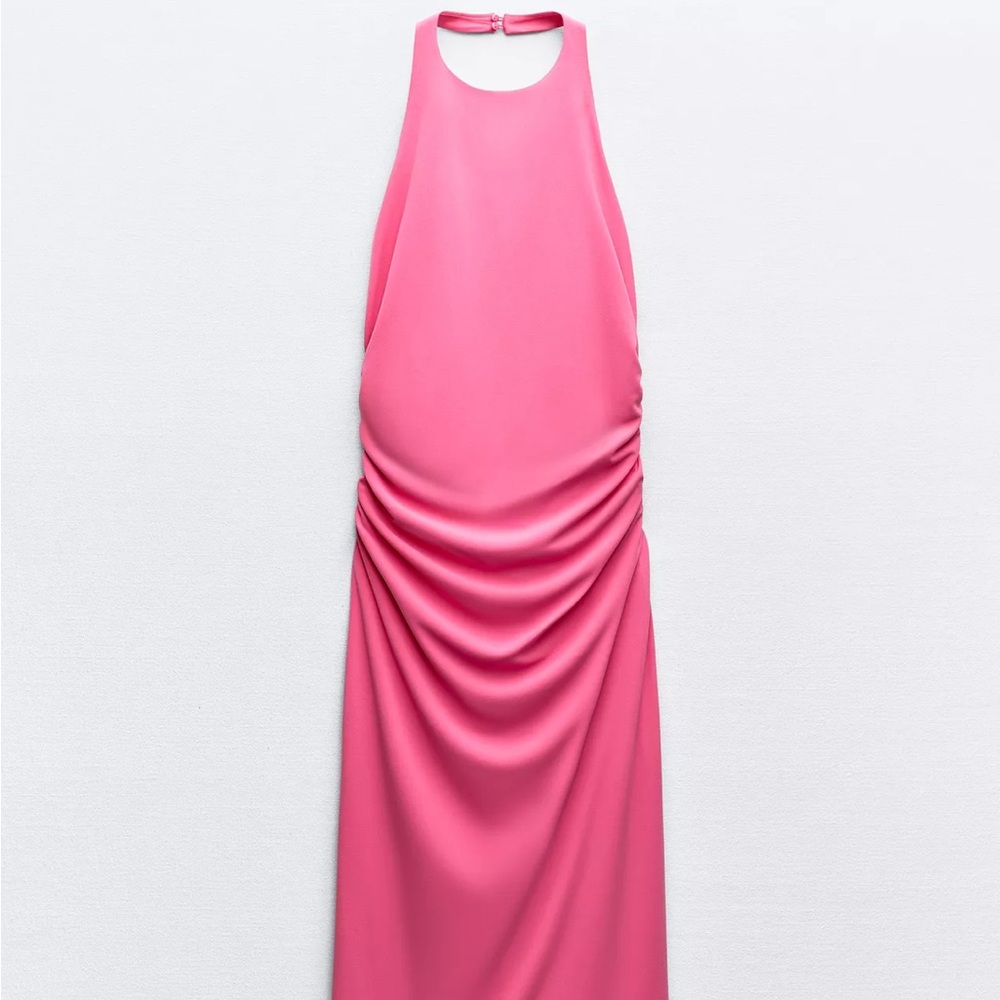 ZARA Open Back MIDI Dress